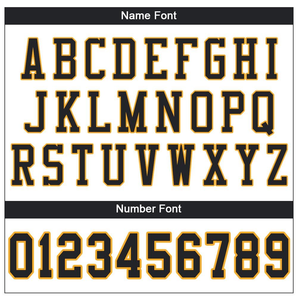 Custom White Black-Gold Mesh Authentic Football Jersey photo 4