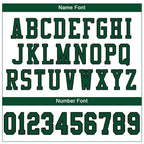 Custom White Grass Green-Black Mesh Authentic Football Jersey photo 5
