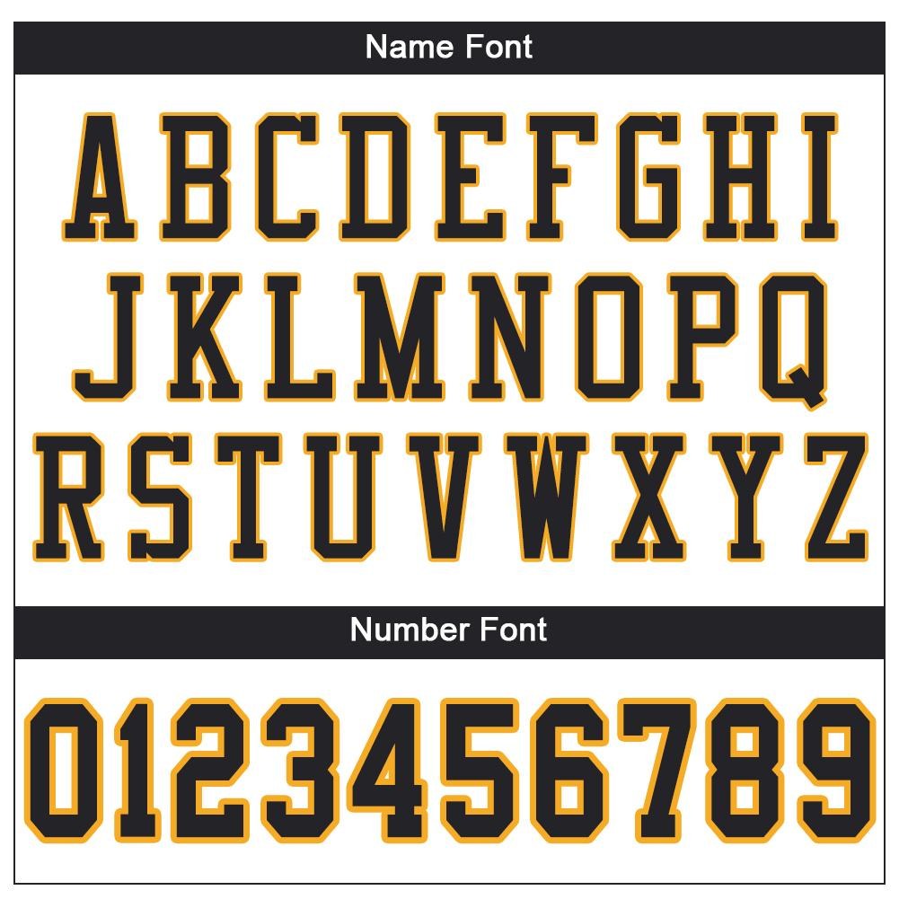 Custom White Black-Gold Mesh Authentic Football Jersey photo 4