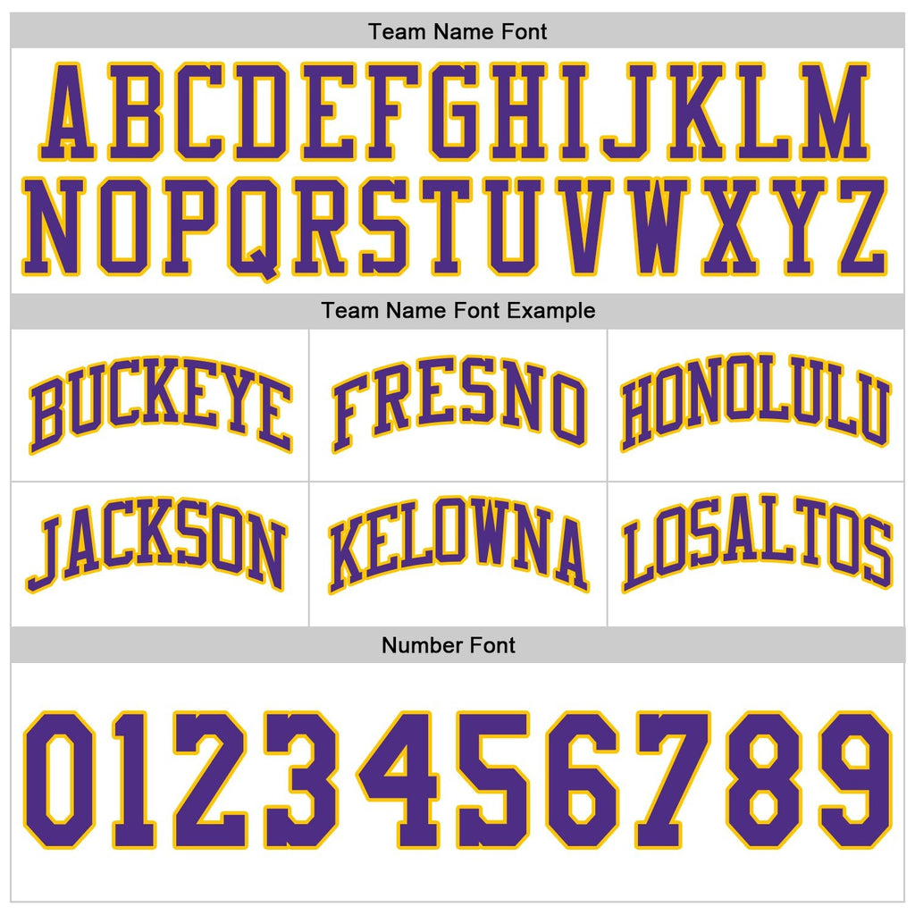 Custom White Purple-Gold Authentic Throwback Basketball Shorts photo 2