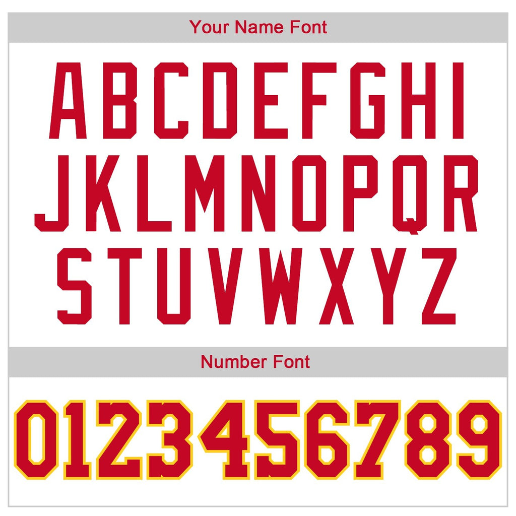 Custom White Red-Gold Authentic Throwback Basketball Jersey photo 3