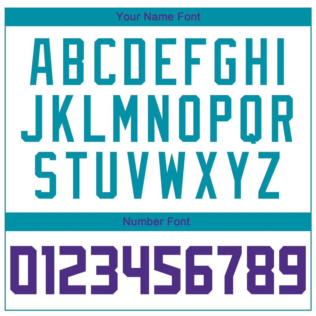 Custom White Purple-Teal Authentic Throwback Basketball Jersey photo 3