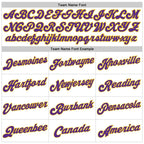Custom White Purple Pinstripe Purple-Gold Authentic Basketball Jersey photo 2