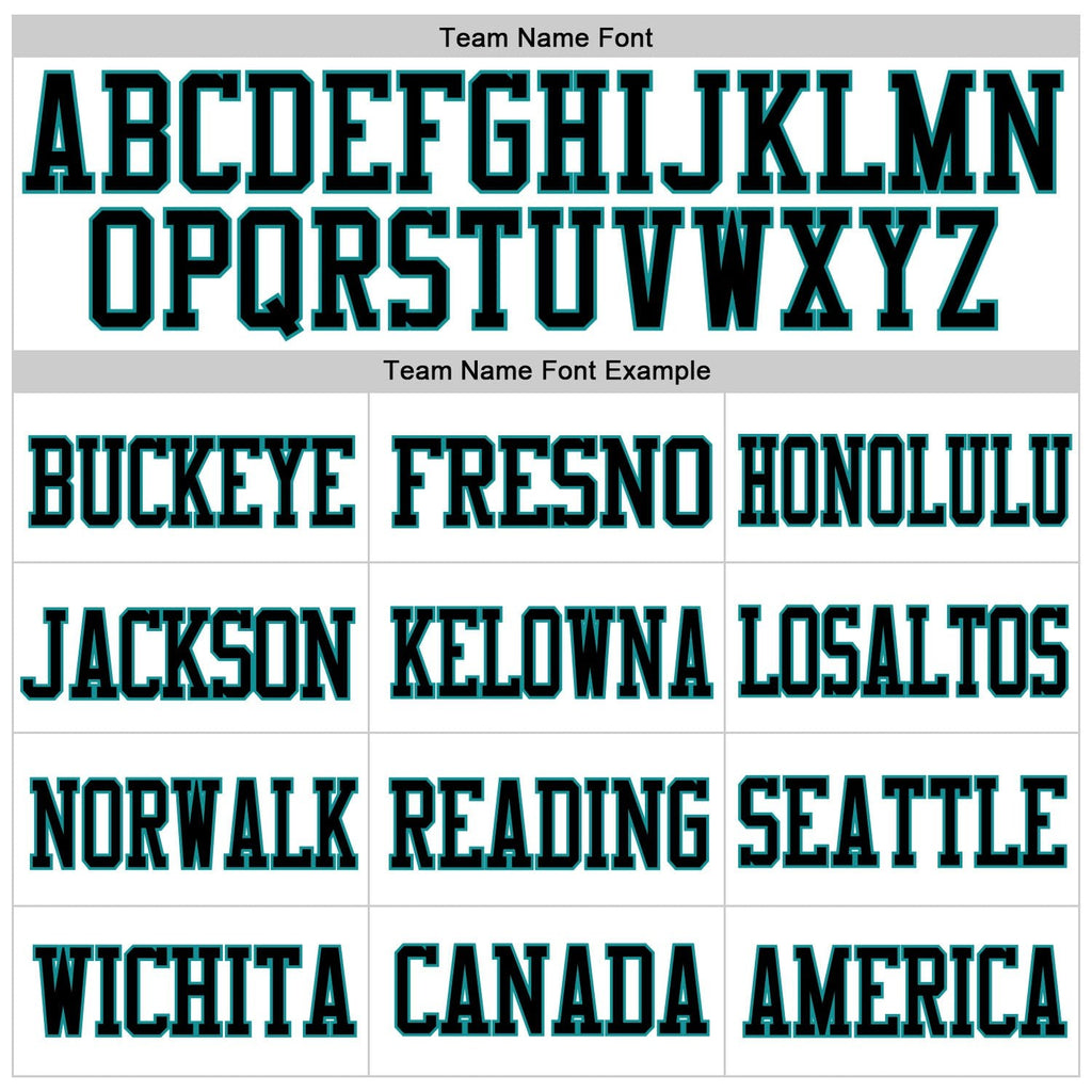 Custom White Black-Aqua Mesh Authentic Football Jersey photo 2