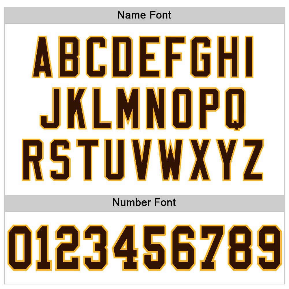 Custom White Brown-Gold Mesh Authentic Football Jersey photo 3