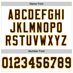 Custom White Brown-Gold Mesh Authentic Football Jersey photo 3