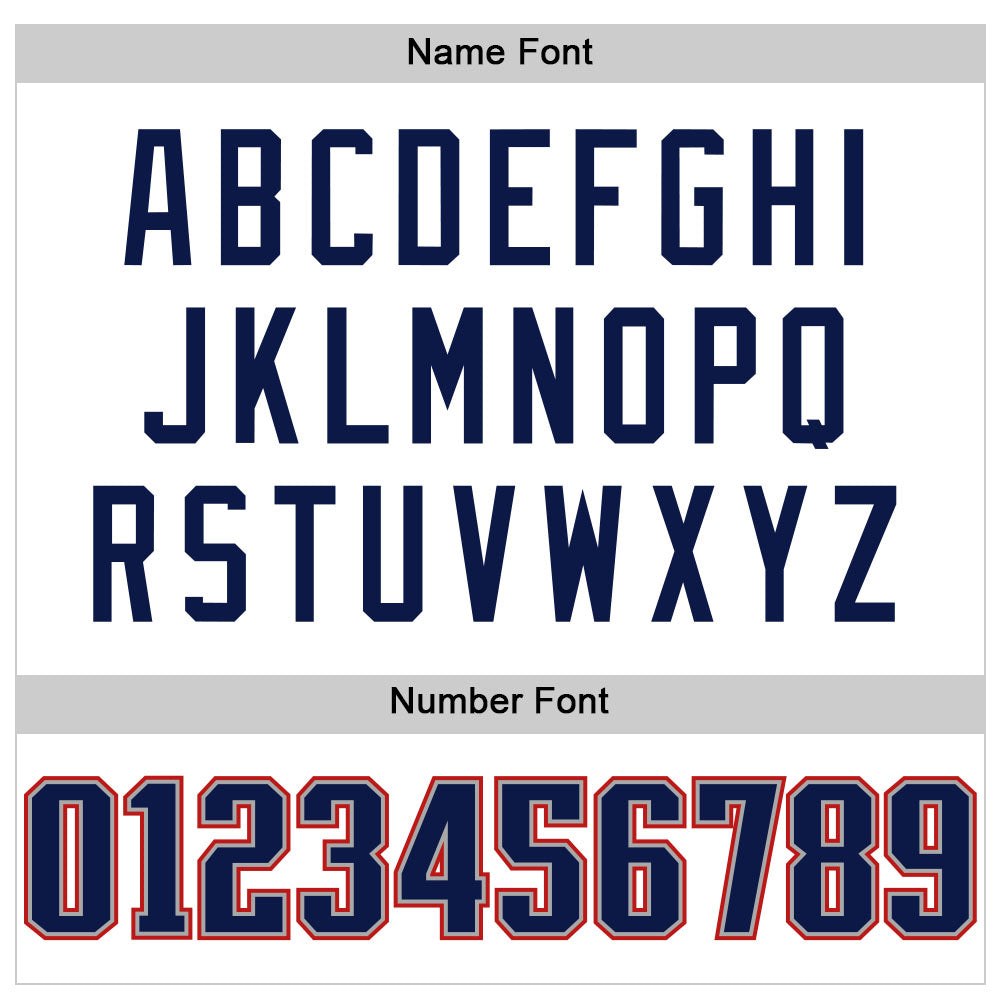 Custom White Navy-Scarlet Mesh Authentic Football Jersey photo 3
