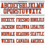 Custom White Orange-Royal Mesh Authentic Football Jersey photo 1