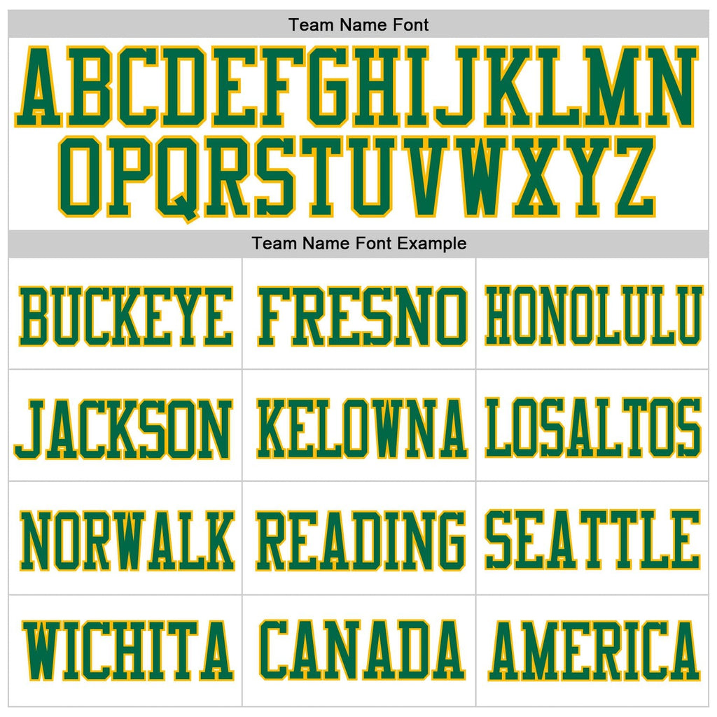 Custom White Kelly Green-Gold Mesh Authentic Football Jersey photo 2