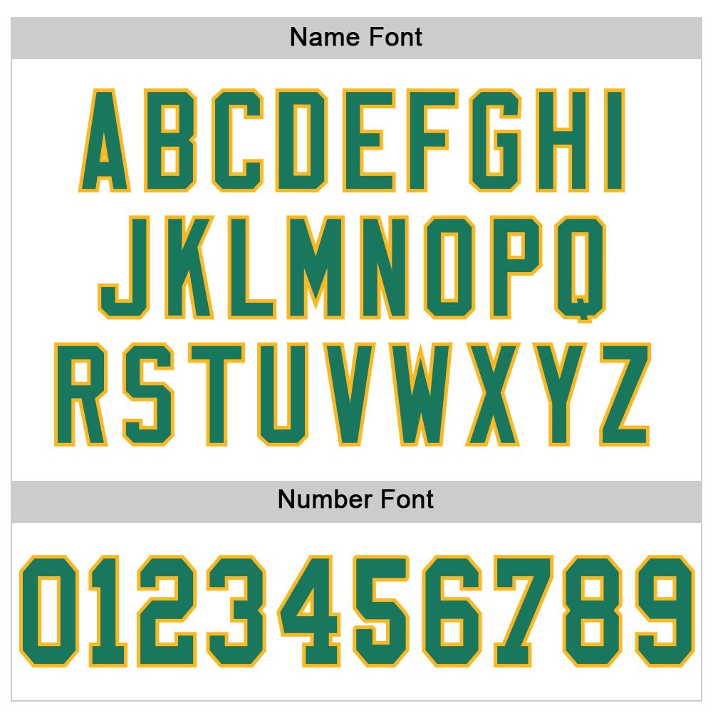Custom White Kelly Green-Gold Mesh Authentic Football Jersey photo 3