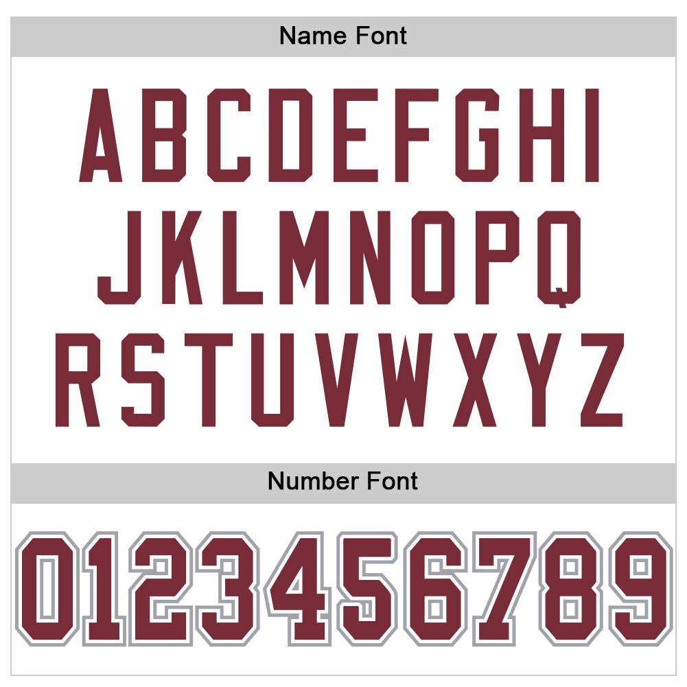 Custom White Burgundy-Gray Mesh Authentic Football Jersey photo 3