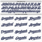 Custom White Navy Pinstripe Navy-White Sports Pants photo 4