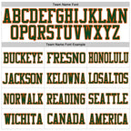 Custom White Green-Orange Mesh Authentic Football Jersey photo 2