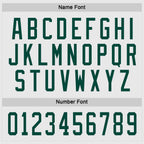 Custom White Green Hockey Jersey photo 2