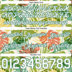 Custom White White-Kelly Green 3D Pattern Design Palm Trees Authentic Basketball Shorts photo 2