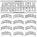 Custom White White-Black Authentic Throwback Basketball Jersey photo 3