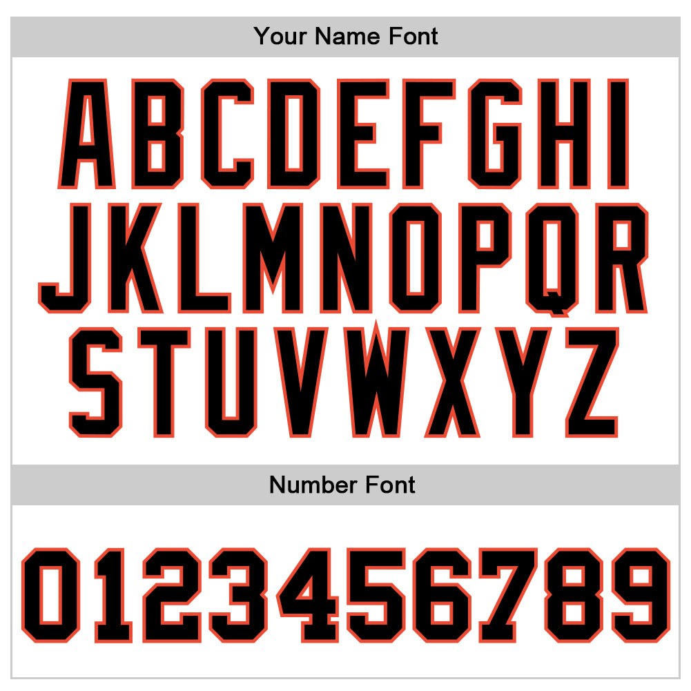 Custom White Black-Orange Authentic Throwback Basketball Jersey photo 2