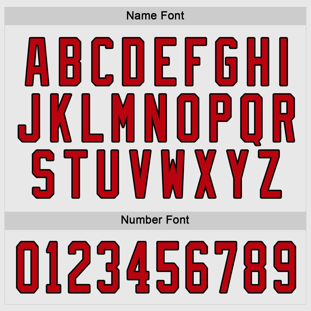 Custom White Red-Black Hockey Jersey photo 3