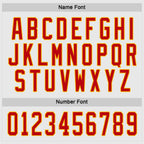 Custom White Red-Gold Hockey Jersey photo 3