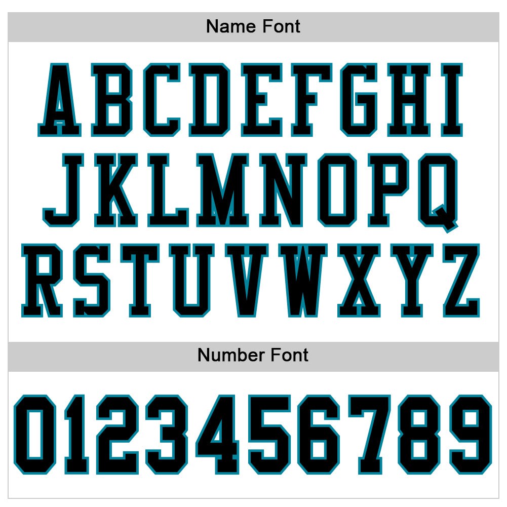 Custom White Black-Teal Mesh Authentic Football Jersey photo 3