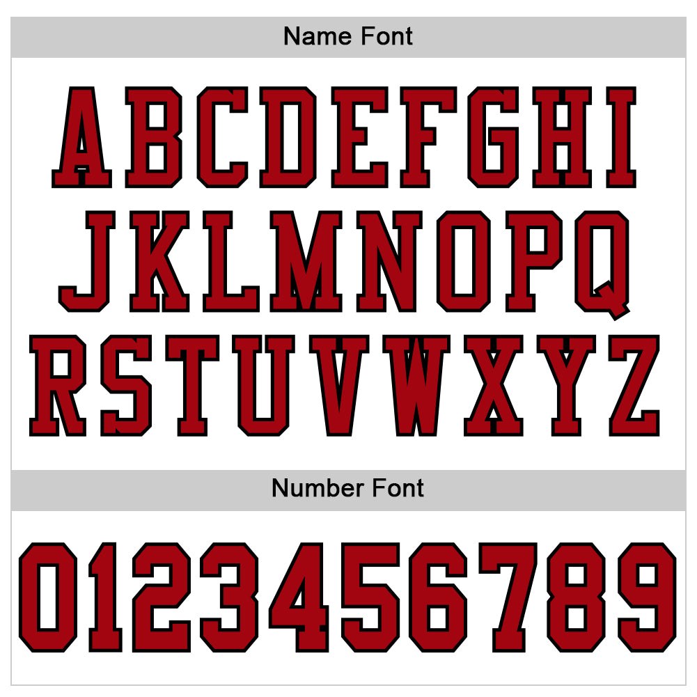 Custom White Red-Black Mesh Authentic Football Jersey photo 3