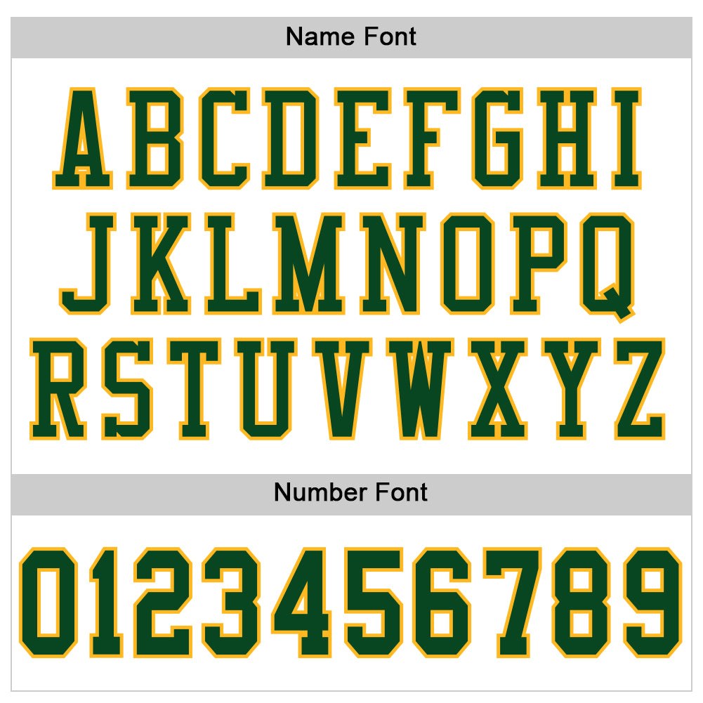Custom White Green-Gold Mesh Authentic Football Jersey photo 2