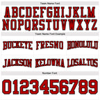 Custom Stitched White Red-Black Football Pullover Sweatshirt Hoodie photo 2