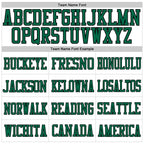 Custom White Kelly Green-Black Mesh Authentic Football Jersey photo 2