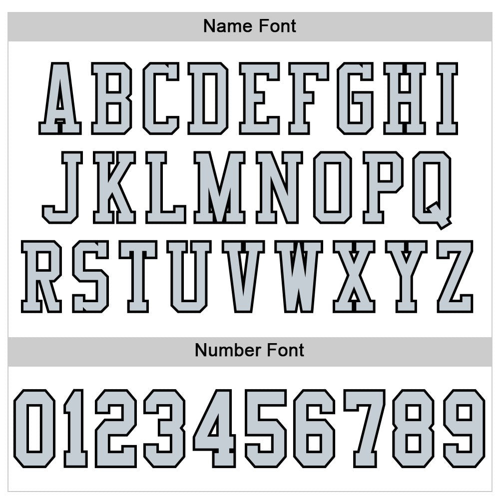 Custom White Silver-Black Mesh Authentic Football Jersey photo 3