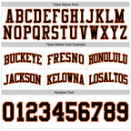 Custom White Black-Orange Authentic Throwback Basketball Shorts photo 2