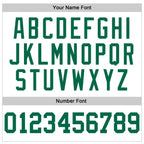 Custom White Kelly Green Authentic Throwback Basketball Jersey photo 2