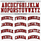 Custom White Red Pinstripe Red-Black Authentic Basketball Jersey photo 2