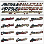 Custom White Vintage USA Flag-Black Performance T-Shirt photo 2