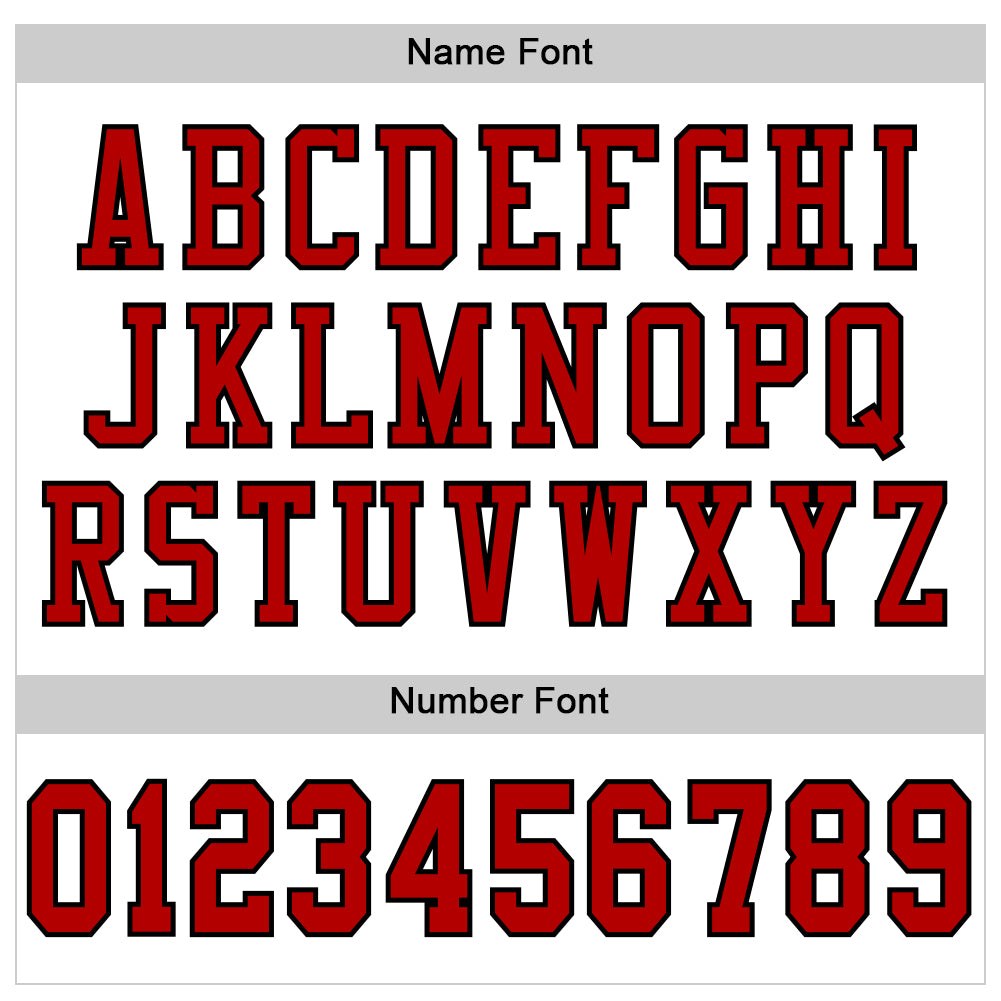 Custom White Red-Black Mesh Authentic Football Jersey photo 3