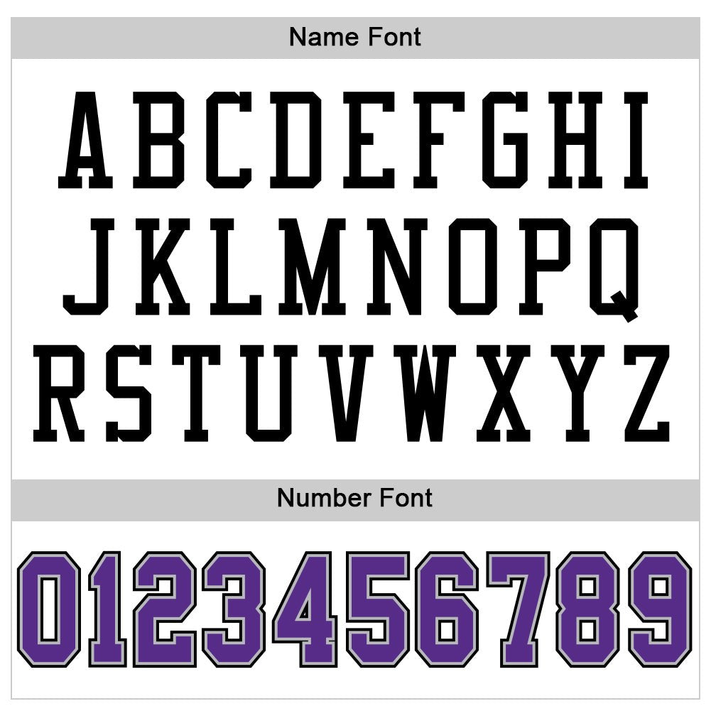 Custom White Purple Gray-Black Mesh Authentic Football Jersey photo 2