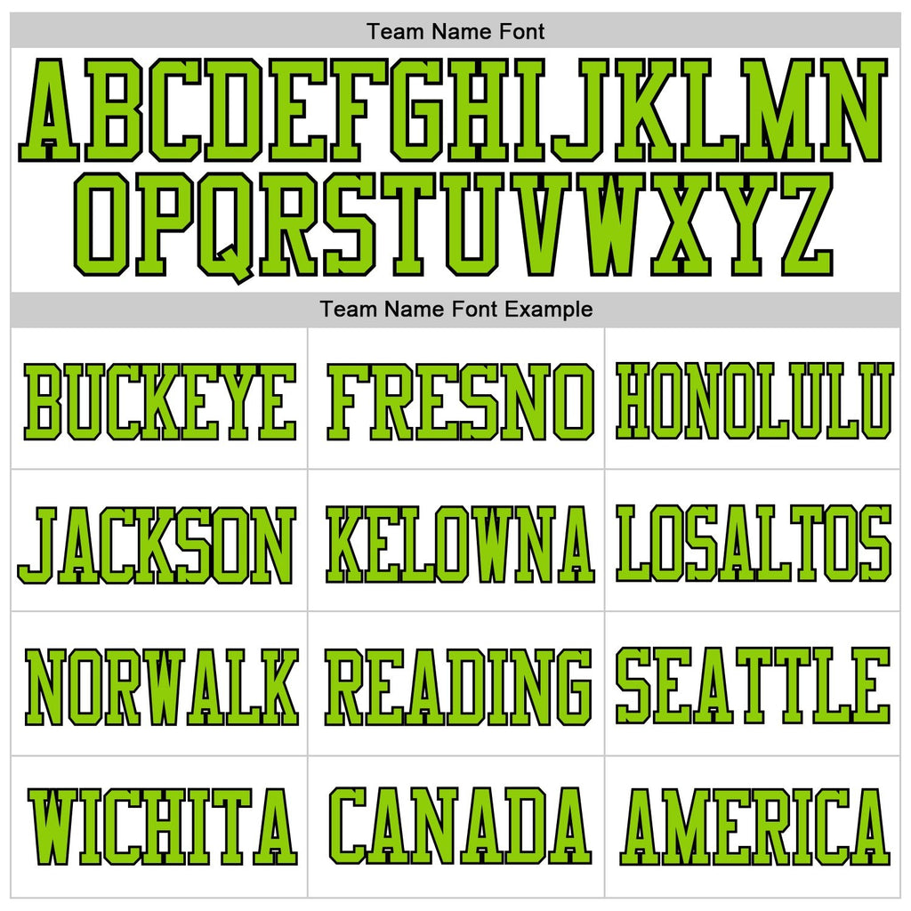 Custom White Neon Green-Black Mesh Authentic Football Jersey photo 2