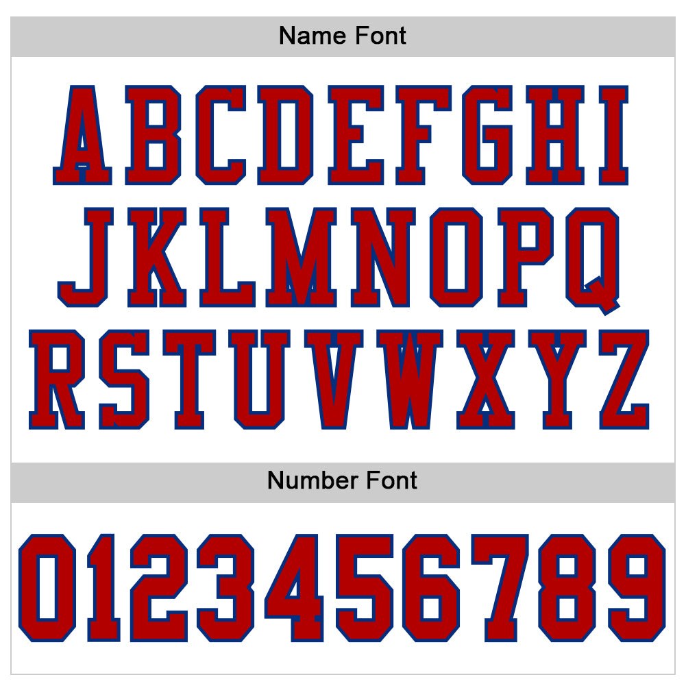Custom White Red-Royal Mesh Authentic Football Jersey photo 3