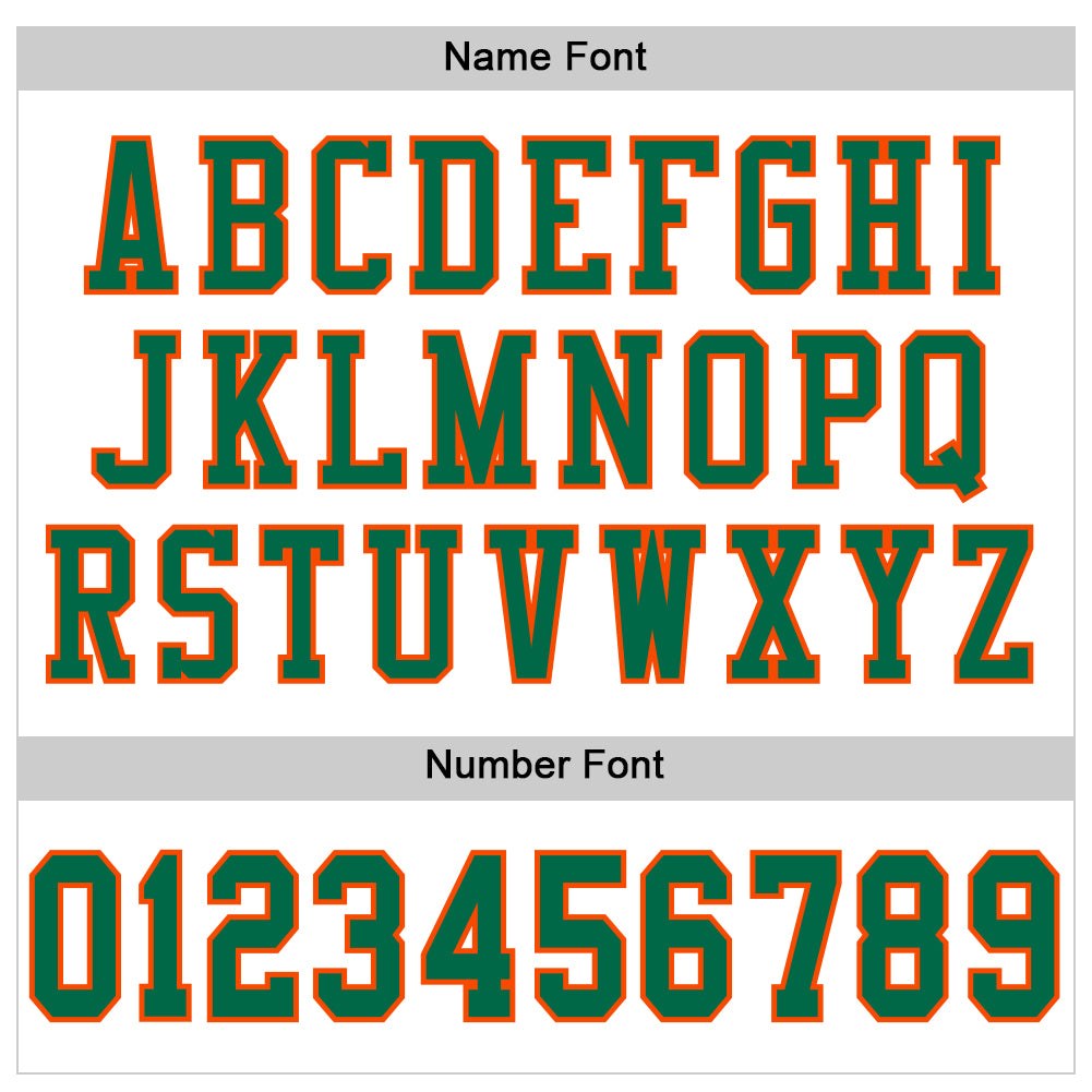 Custom White Kelly Green-Orange Mesh Authentic Football Jersey photo 4