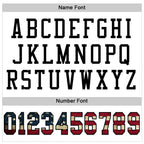 Custom White Vintage USA Flag-Black Mesh Authentic Football Jersey photo 2