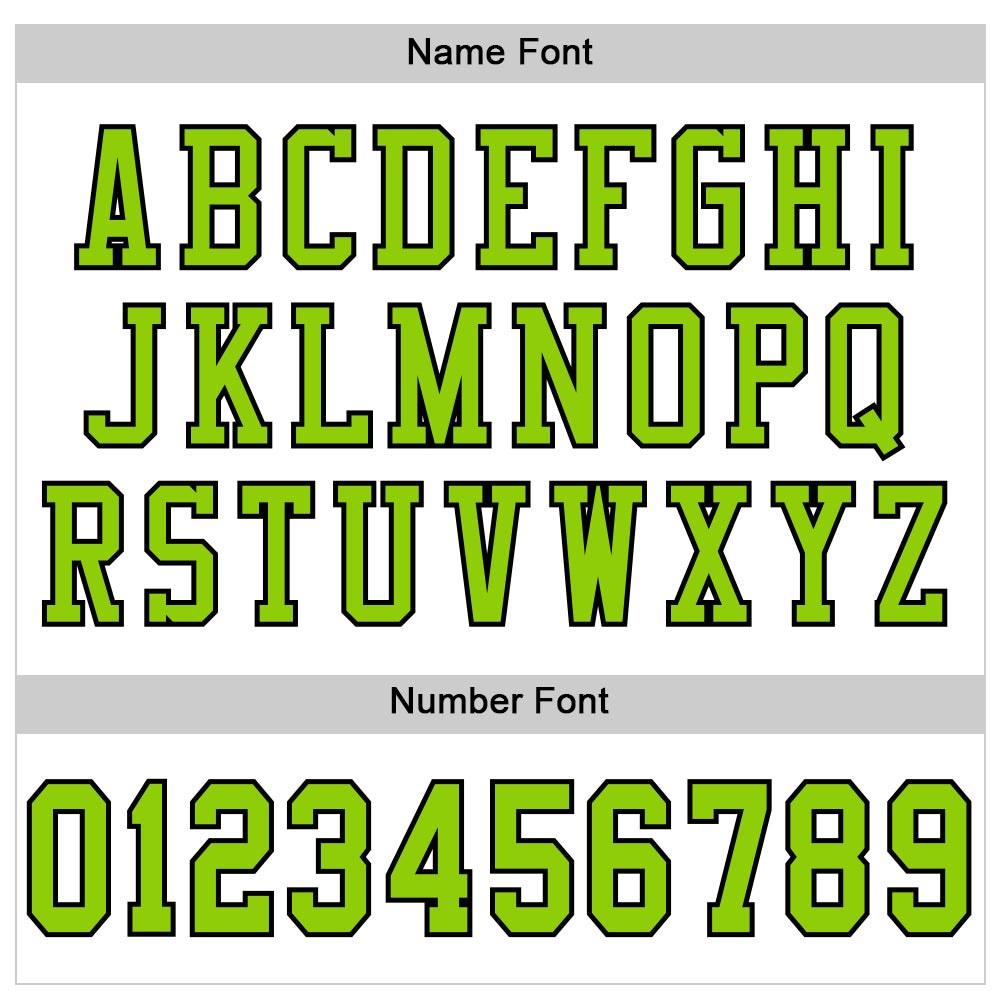 Custom White Neon Green-Black Mesh Authentic Football Jersey photo 3