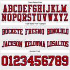 Custom Stitched White Red-Navy Football Pullover Sweatshirt Hoodie photo 2