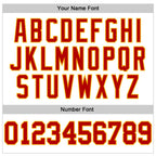 Custom White Red-Gold Authentic Football Jersey photo 4