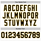 Custom White Black-Gold Authentic Football Jersey photo 4