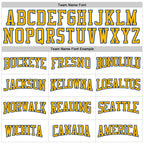 Custom White Gold-Royal Authentic Football Jersey photo 3