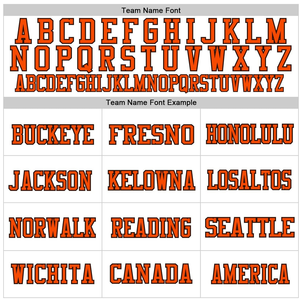 Custom White Brown-Orange Mesh Authentic Football Jersey photo 2