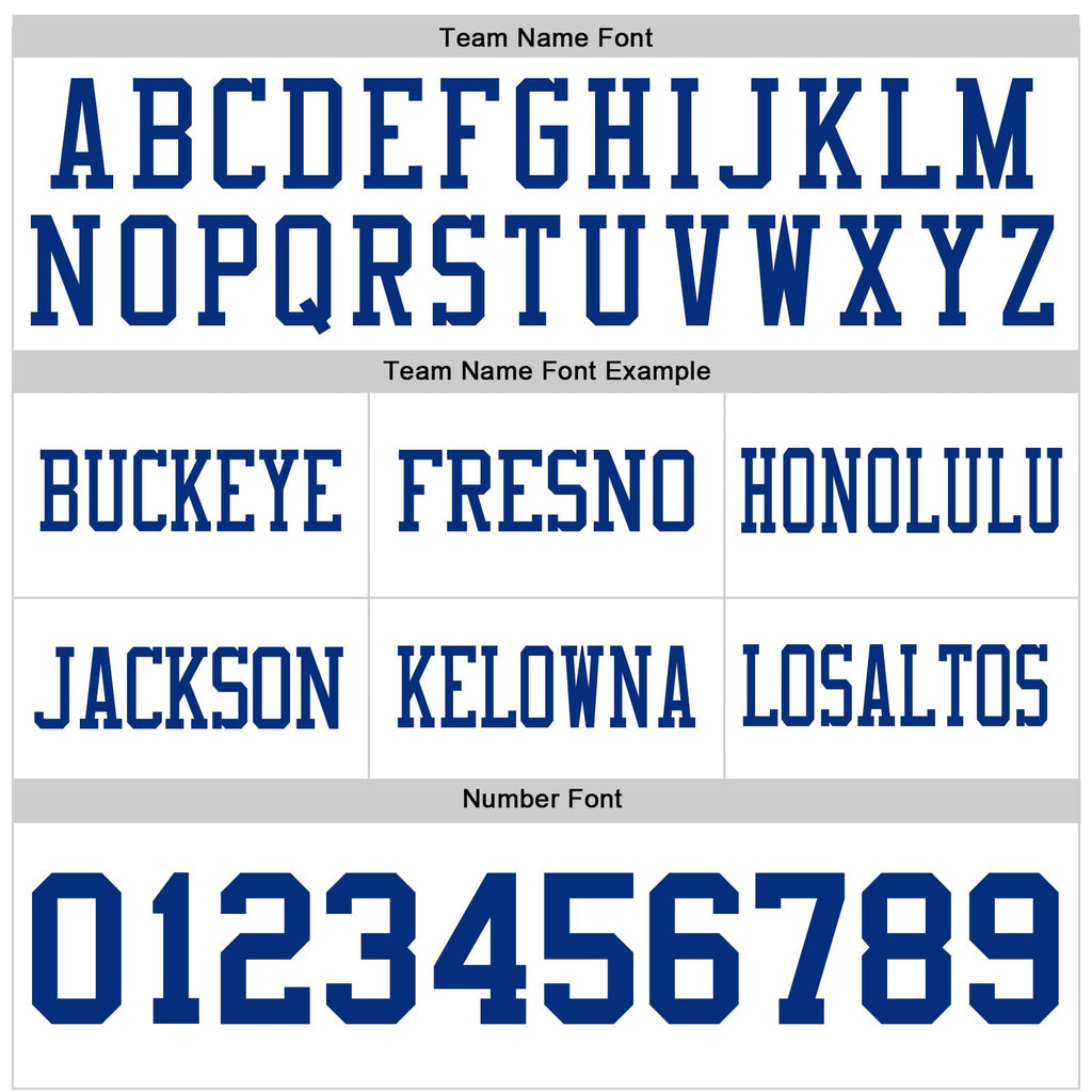 Custom White Royal Authentic Football Jersey photo 4