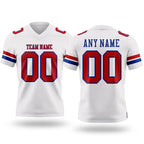 Custom White Red-Royal Authentic Football Jersey