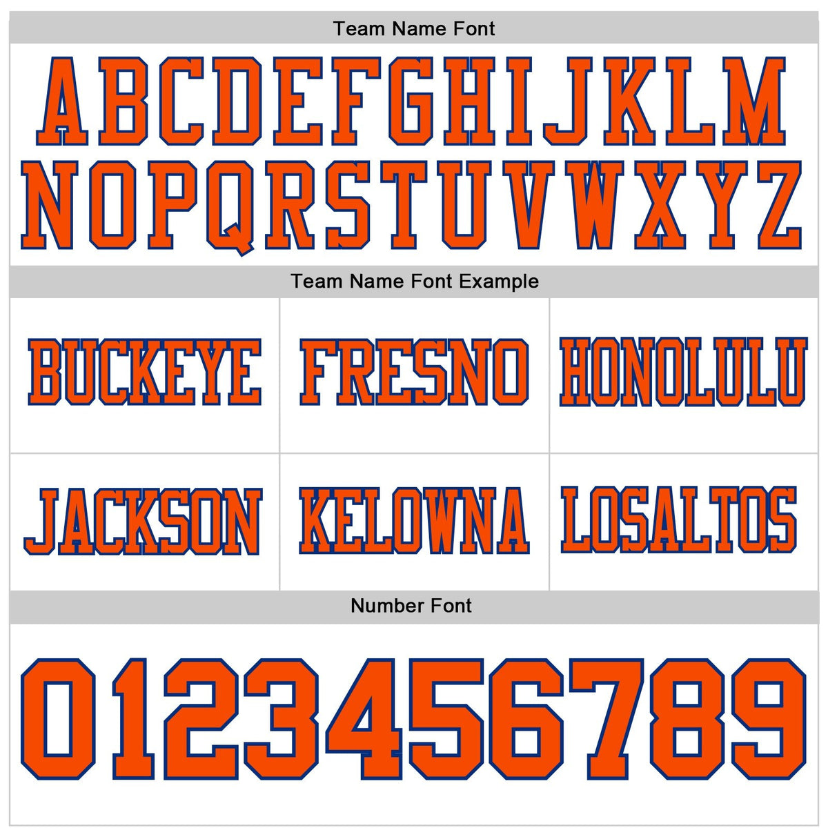 Custom White Orange-Royal Authentic Football Jersey photo 3