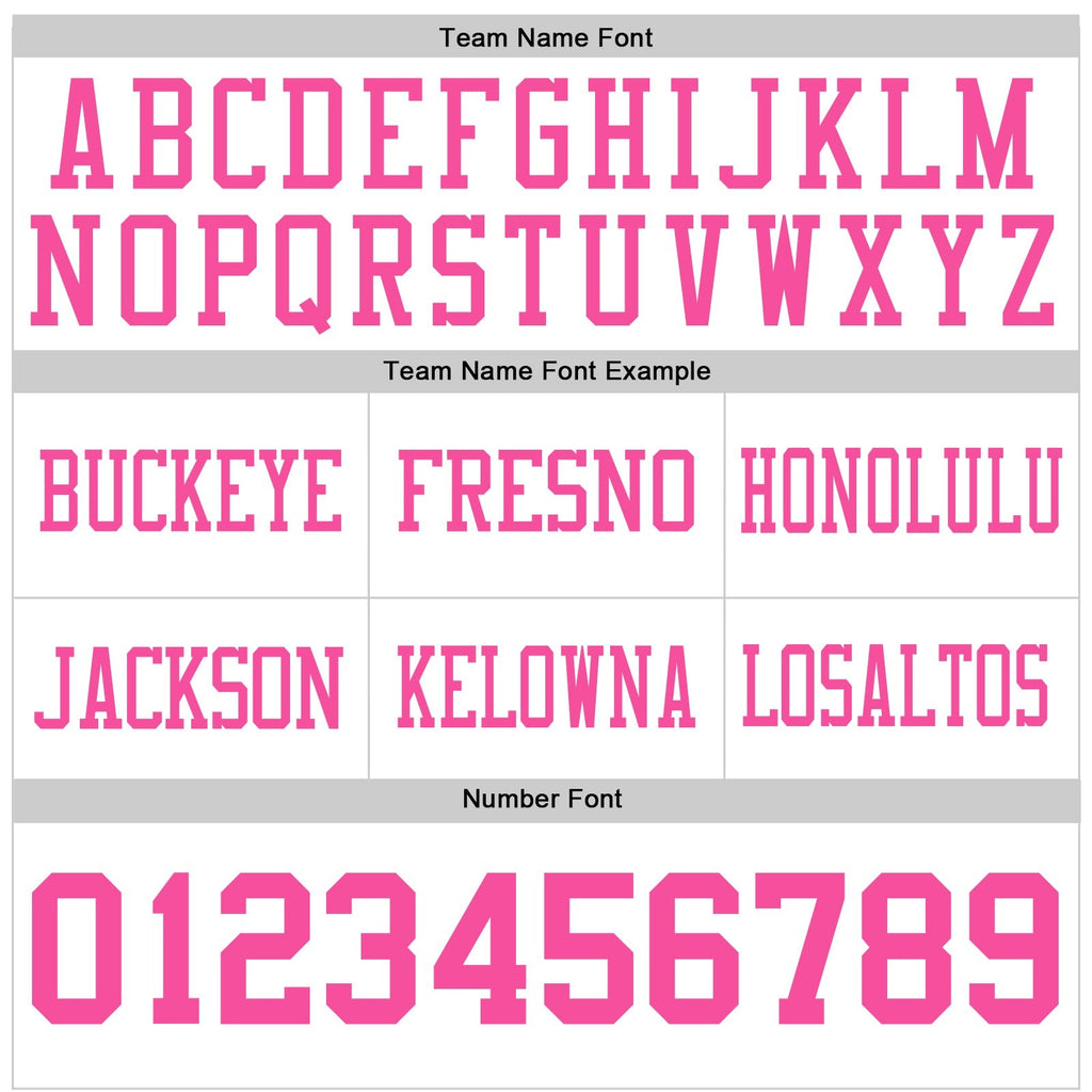 Custom White Pink Authentic Football Jersey photo 3