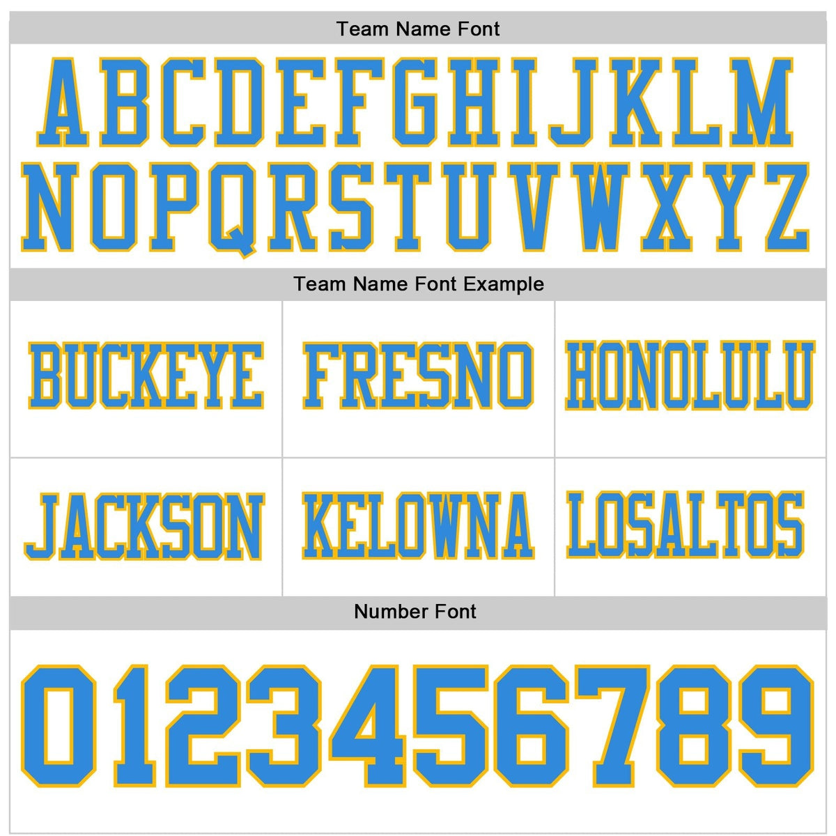 Custom White Powder Blue-Gold Authentic Football Jersey photo 3
